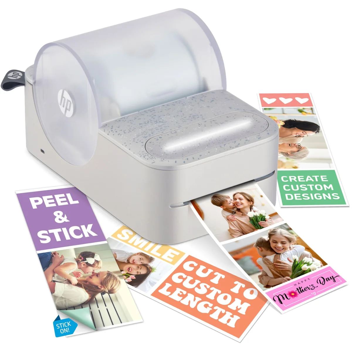 HP HP Sprocket Panorama Instant Portable Color Label & Photo Printer White — product photo