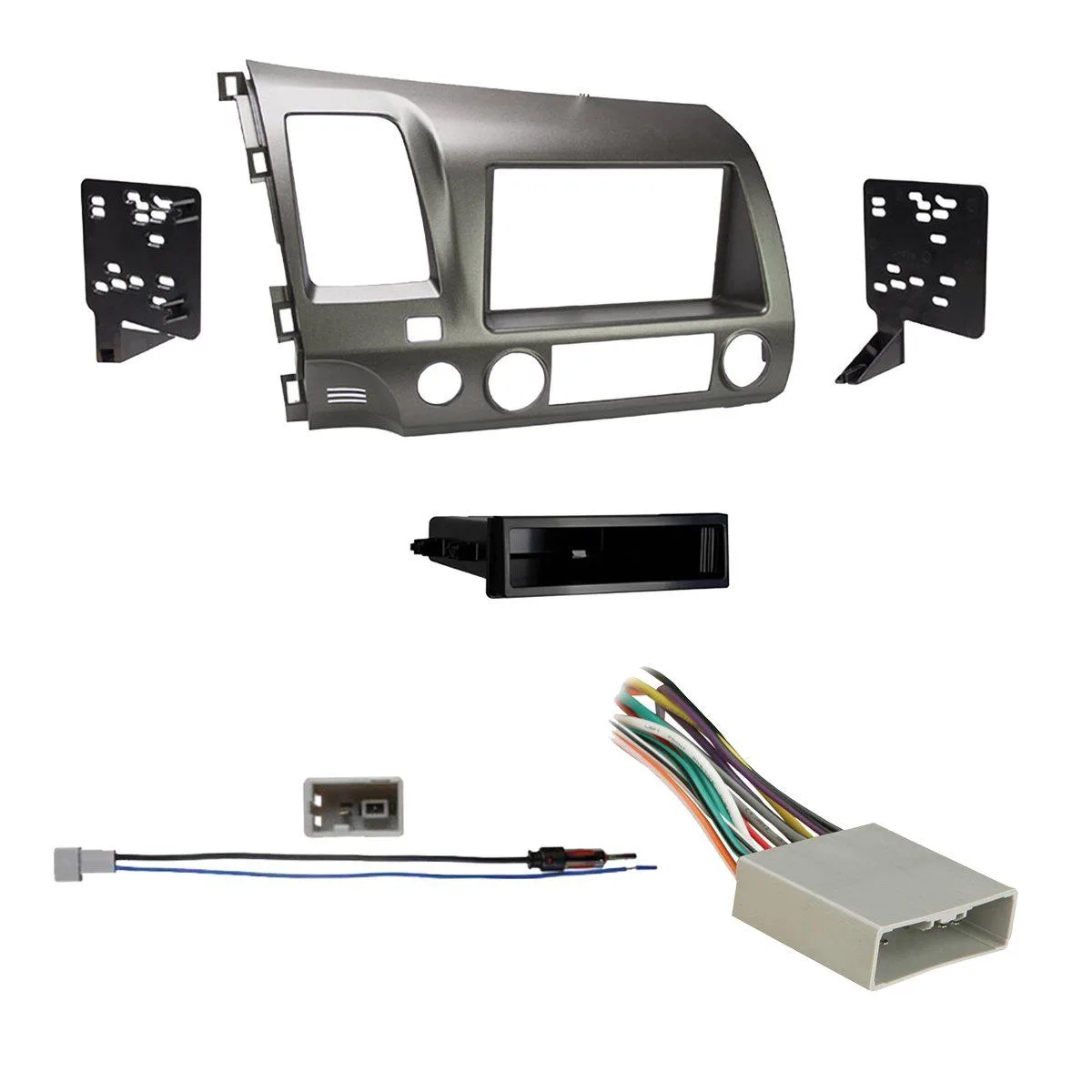 METRA METRA 99-7816T 1 or 2 DIN dash kit with wiring harness and antenna adapter car electronics accessory — product photo
