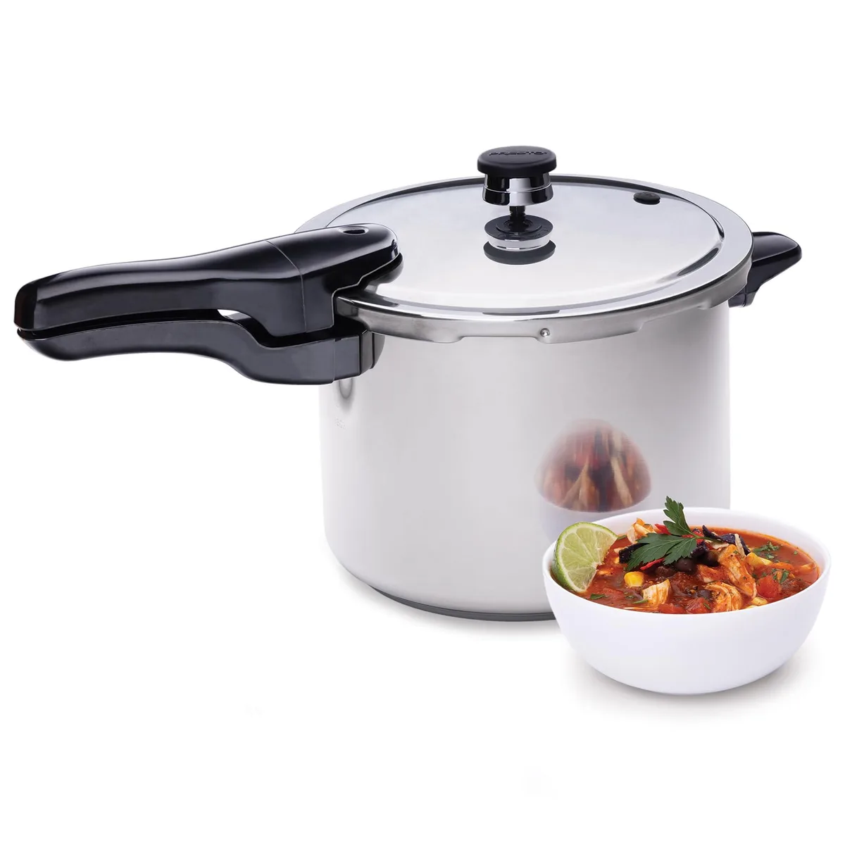 Presto 6-Quart Stainless Steel Pressure Cooker 01362 — product photo