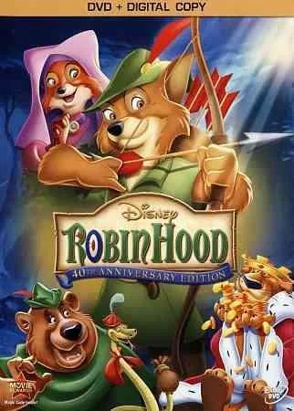 Walt Disney Home Entertainment Walt Disney Home Entertainment Robin Hood 40th Anniversary Edition DVD — product photo
