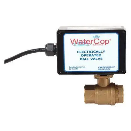 Brass electronic ball valve with IP66 actuator