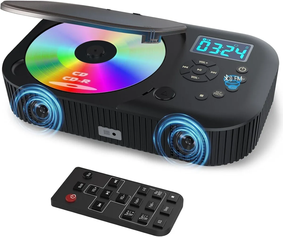 MONODEAL CD318 Portable DJ CD Player Bluetooth 4000mAh — product photo