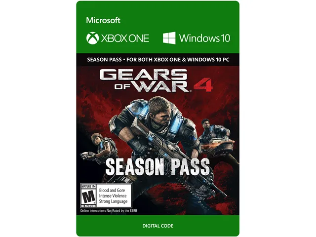 Microsoft Microsoft 7CN-00030 Gears of War 4 Season Pass downloadable game — product photo