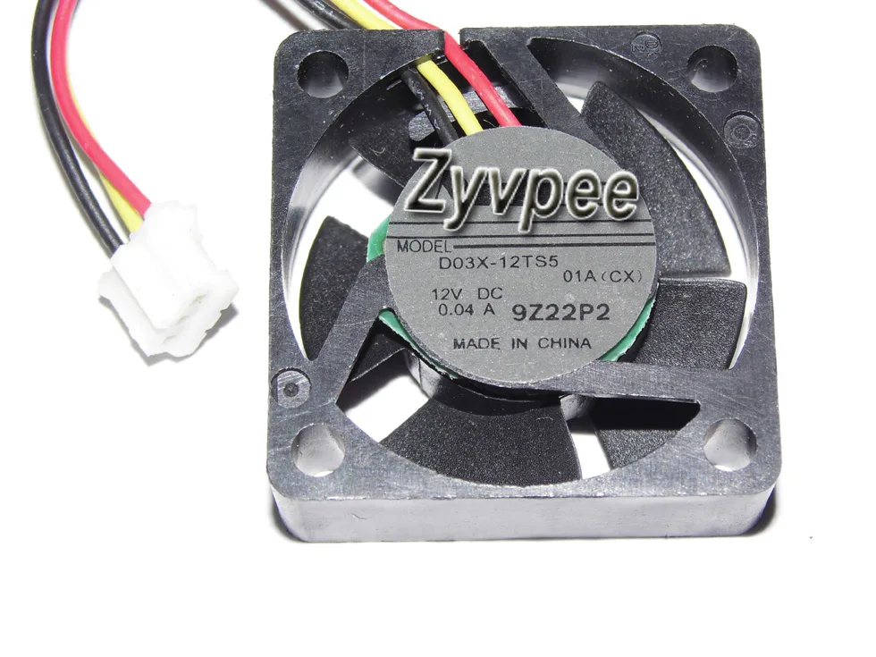 Zyvpee Zyvpee D03X-12TS5 01A(CX) 35mm 12V 3-pin case fan — product photo