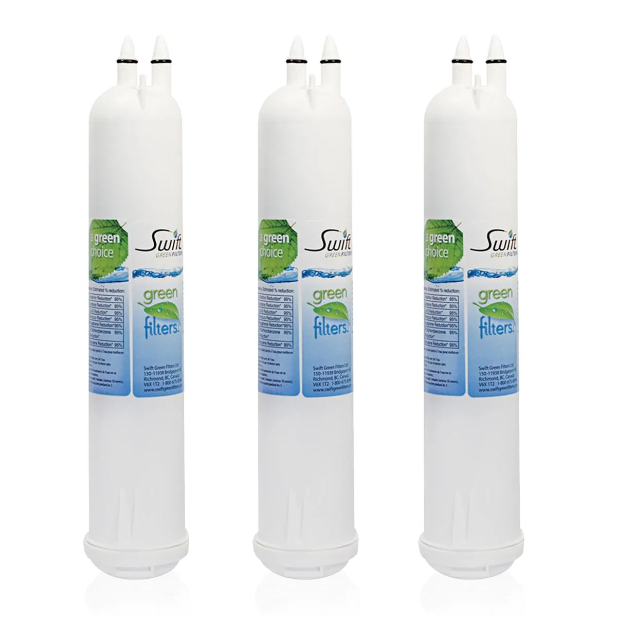 Swift Green Swift Green SGF-W84 Refrigerator Water Filter 3 Pack — product photo