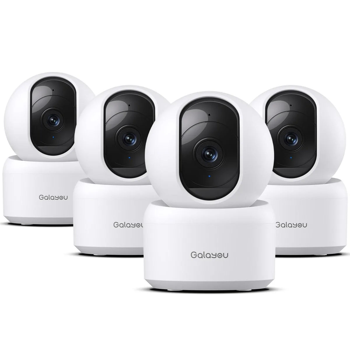  Galayou G2 2K Indoor Wi-Fi Dome Camera 4-Pack — product photo