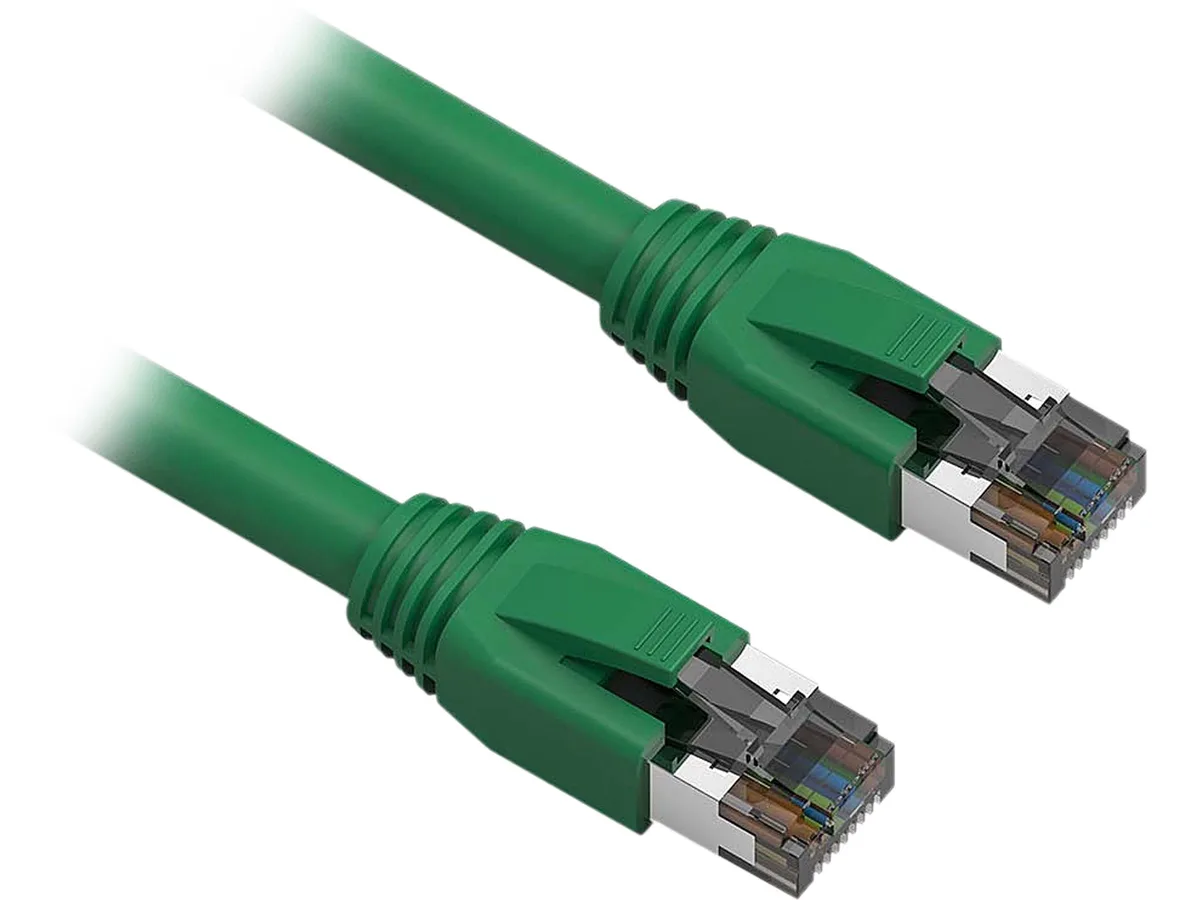 Nippon Labs Nippon Labs 60CAT8-35-24GN network ethernet cable 35 ft Cat8 24 AWG green — product photo