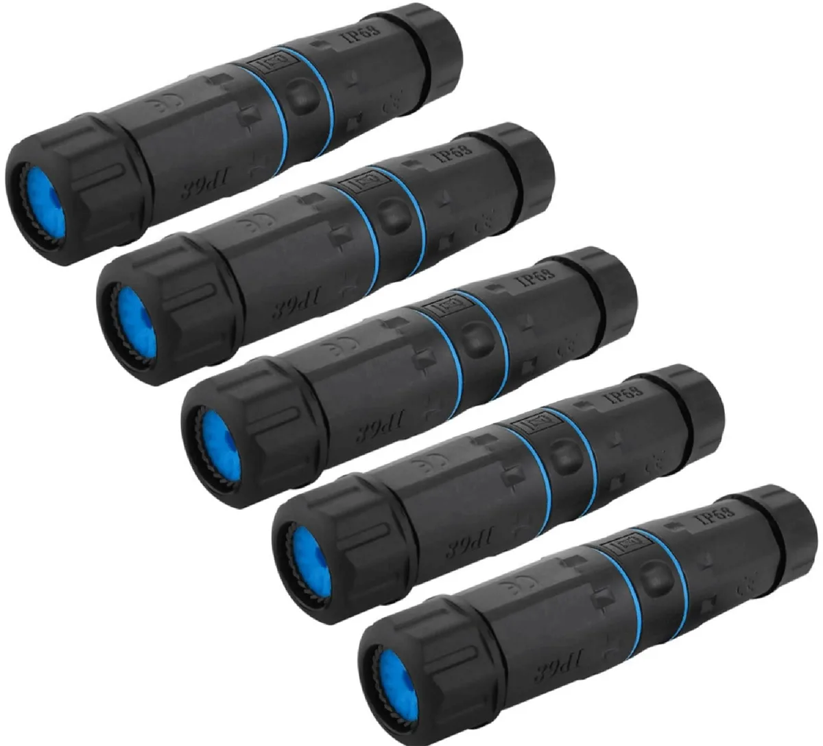 TIZOPO HX-063 IP68 Waterproof RJ45 Coupler 5 Pack — product photo