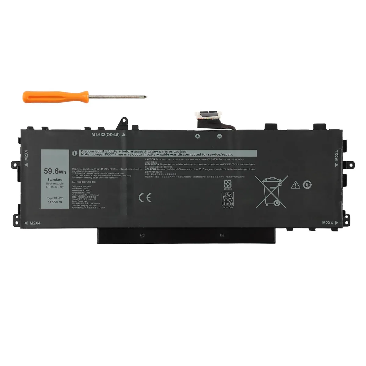 KingSener KingSener GHJC5 59.6Wh 11.55V laptop battery for Dell Latitude 9420 9430 2-in-1 — product photo