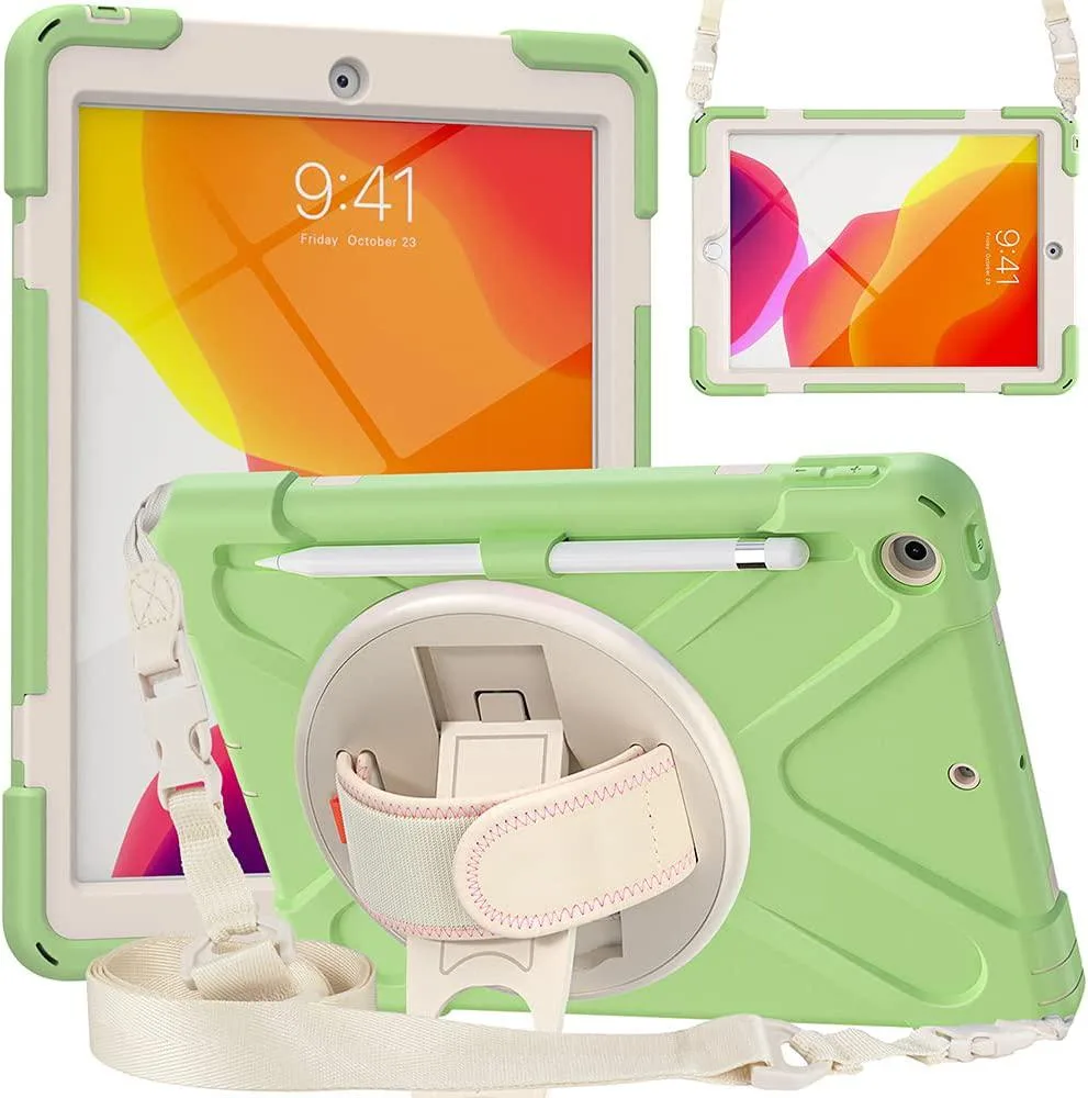 BONAEVER BONAEVER A2602 10.2 inch iPad rugged case Green — product photo