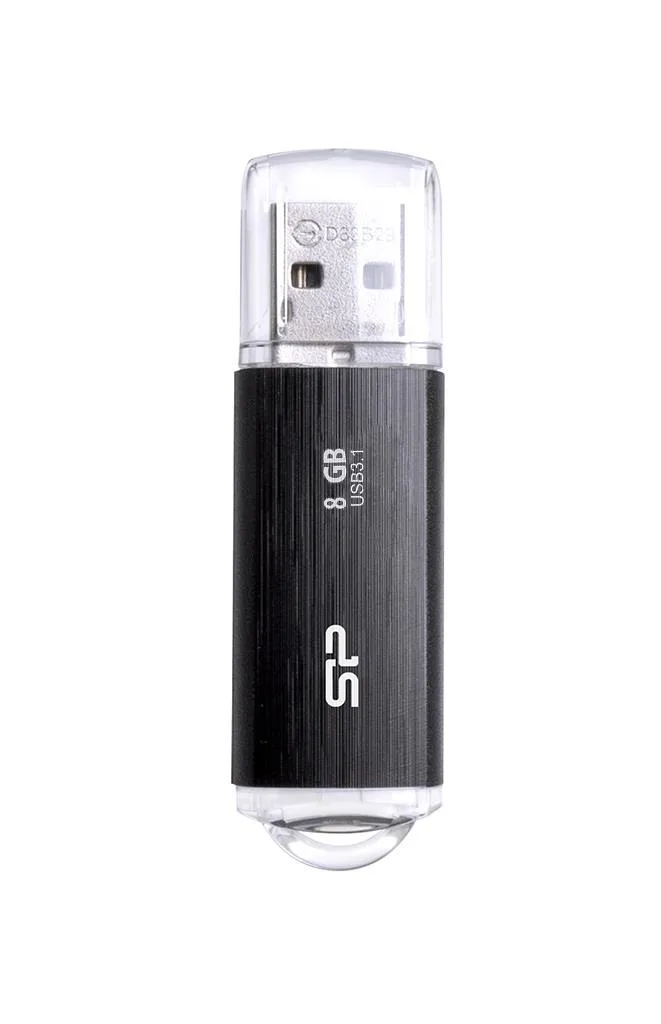 Silicon Power Silicon Power Blaze B02 8GB USB 3.1 Flash Drive Black — product photo