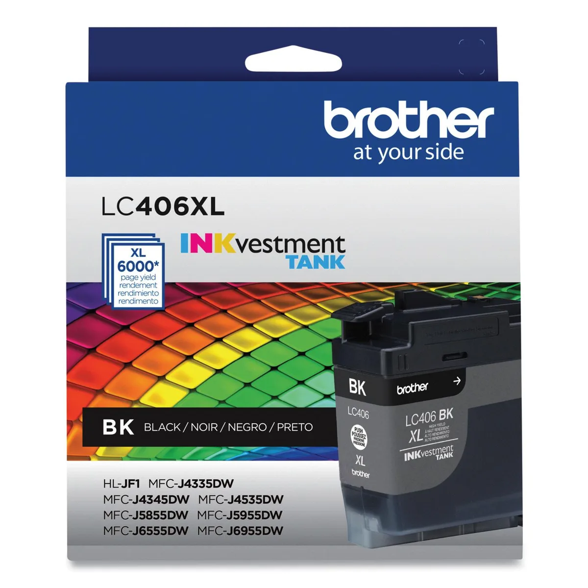 Brother Brother LC406XLBKS high-yield black ink cartridge 6.000 pages — product photo