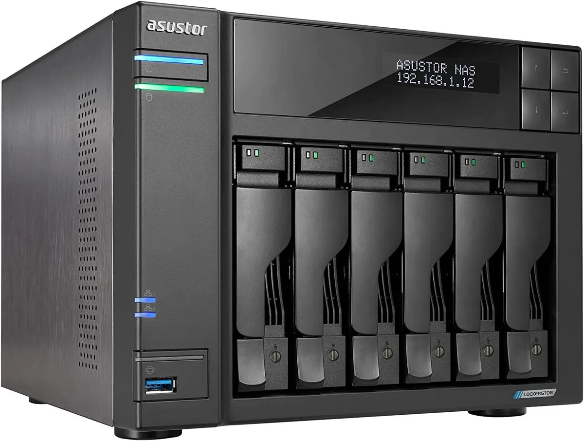 ASUSTOR ASUSTOR AS6706T 6-Bay NAS Intel Celeron N5105 8GB DDR4 — product photo