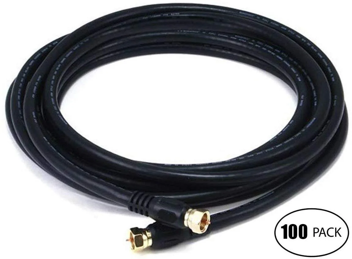 iMBAPrice iMBAPrice RG6 Coaxial RF Cable 12 ft 100-Pack — product photo