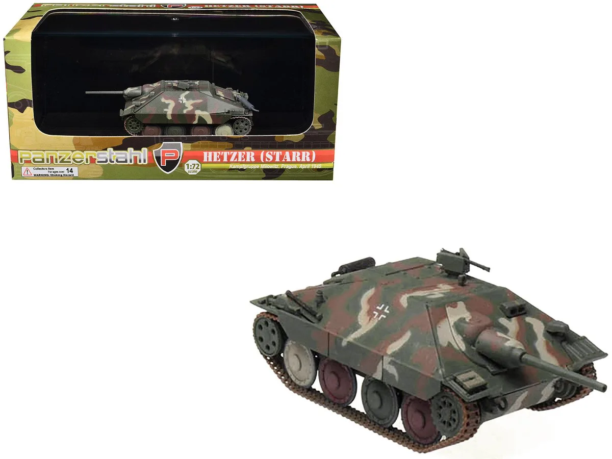 Panzerstahl Panzerstahl Hetzer (Starr) 1/72 "Kampfgruppe Milowitz, Prague" 1945 — product photo