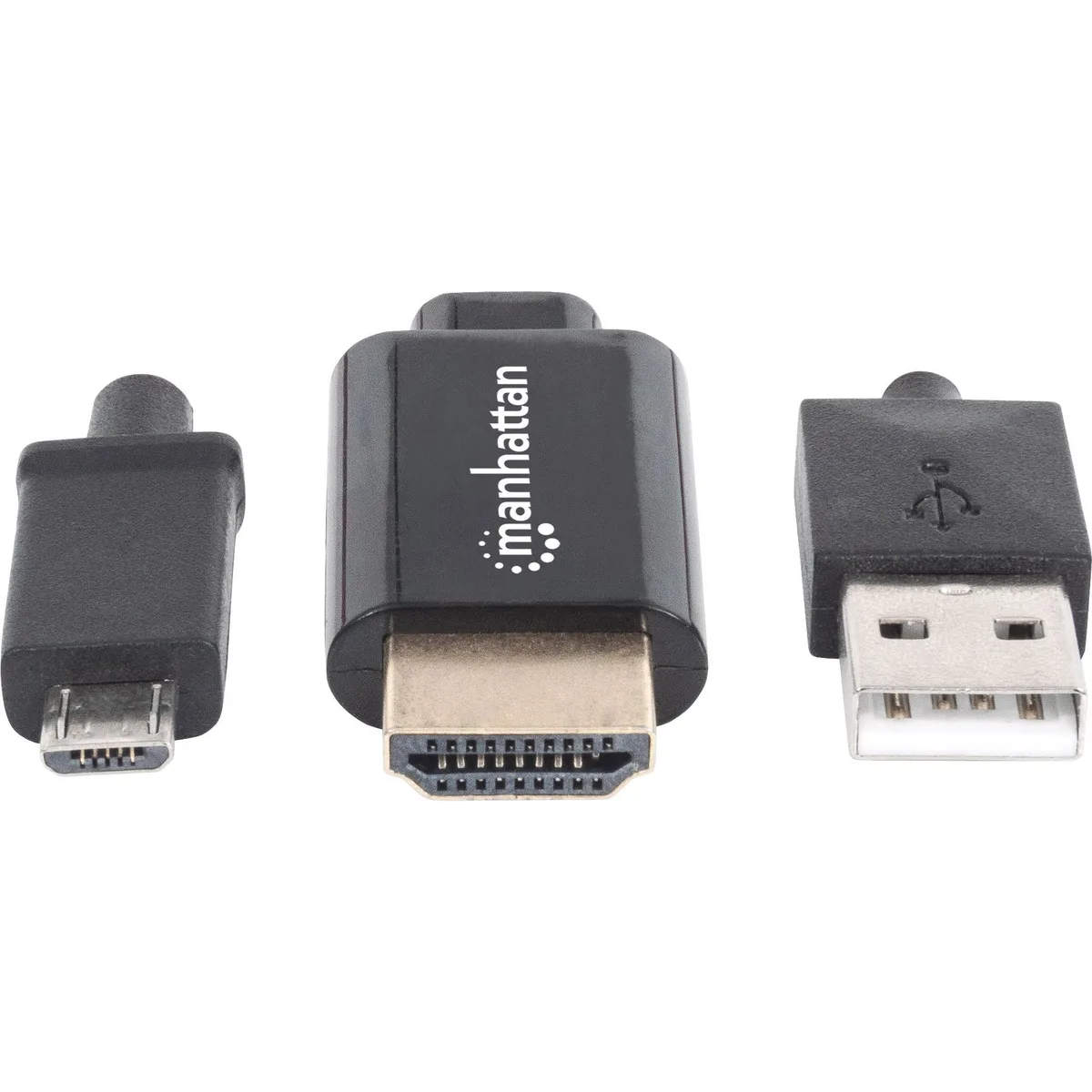 MANHATTAN MANHATTAN 151498 MHL HDTV Cable 5-pin Micro USB HDMI USB-A — product photo