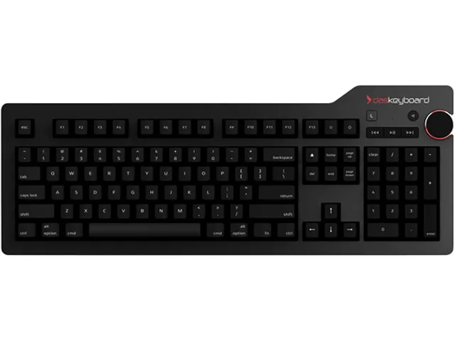 Das Keyboard Das Keyboard DASK4MACCLI 4 Professional for Mac keyboard Blue Switches USB 3.0 hub 104 keys — product photo