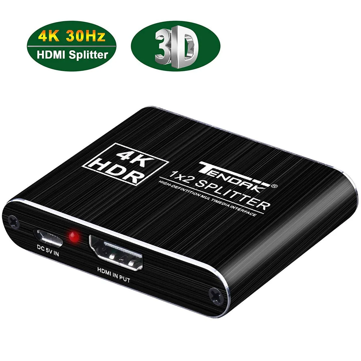 LUOM LUOM OZF10 4K@60Hz HDMI Splitter 1 in 2 Out — product photo