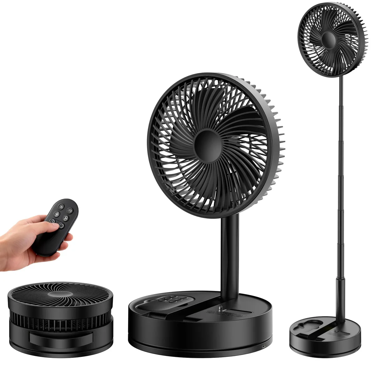  CMS-FS001 8000mAh Rechargeable Outdoor Fan 17.7–40.6 — product photo