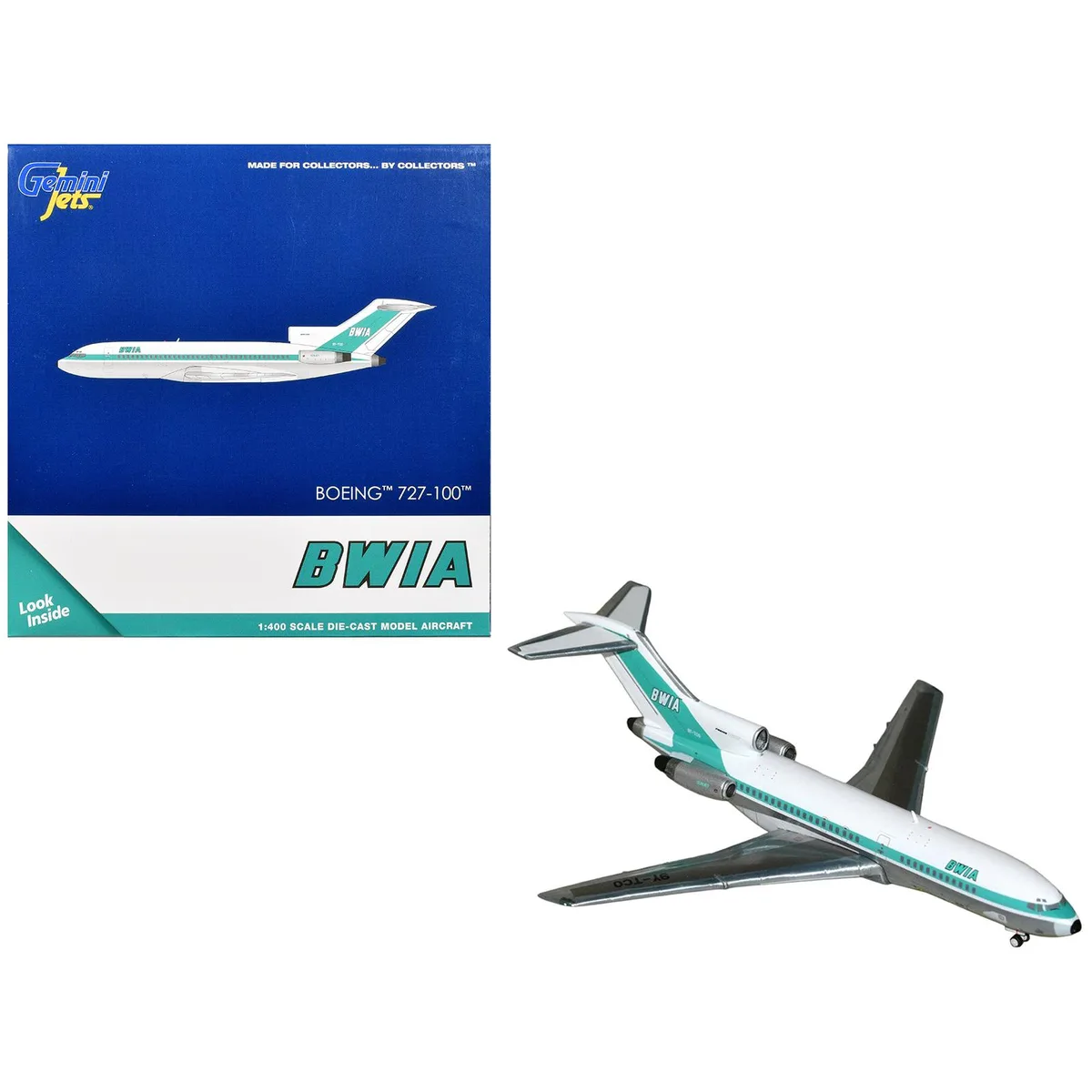 GeminiJets GeminiJets Boeing 727-100 British West Indian Airways 1/400 diecast hobby collectible — product photo