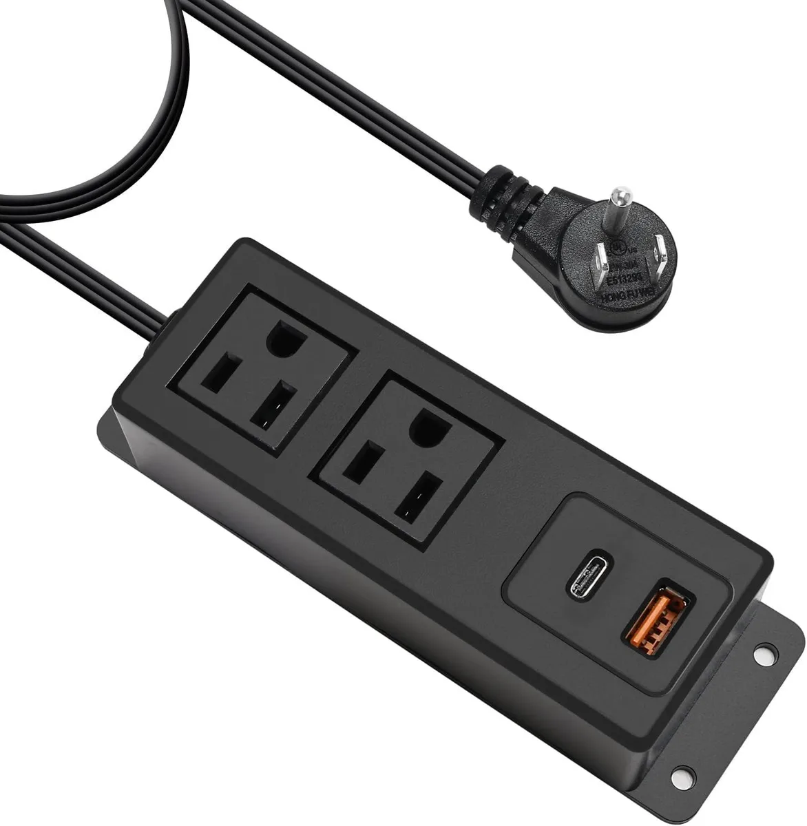 BFKK BFKK 20 W USB-C Power Strip Wall Mount Black — product photo