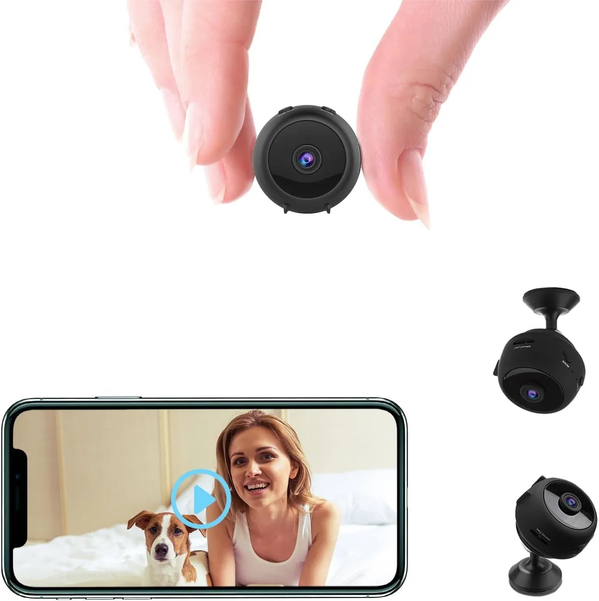 NShi NShi A11 Mini Spy Camera 4K 150° 2.4 GHz WiFi Home Safety — product photo