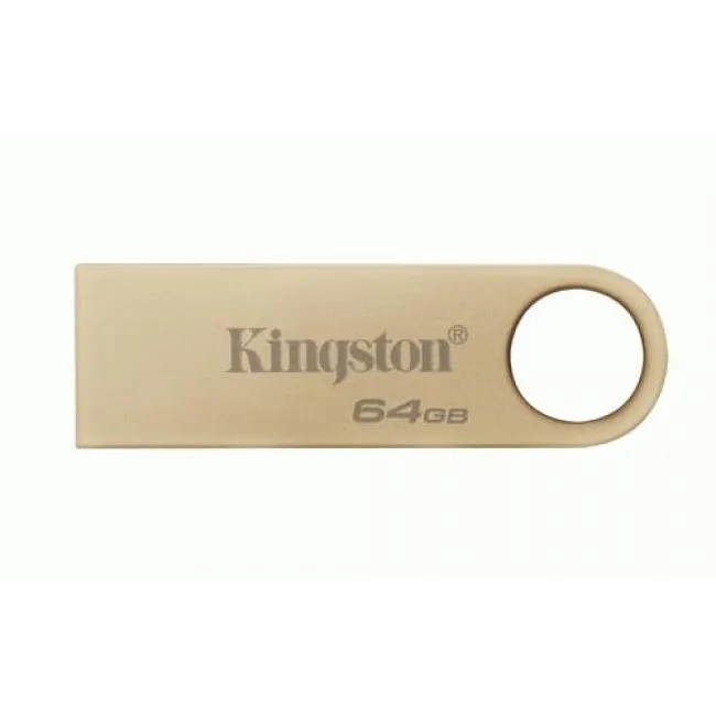 Kingston Technology Corp. Kingston DataTraveler SE9 G3 64GB USB 3.2 Gen 1 Gold — product photo