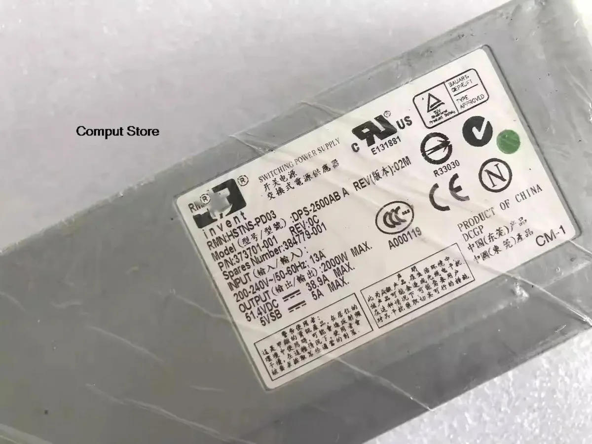 KHACHIMO KHACHIMO BL20PG2 BL45P Power Supply 373701-001 384779-001 DPS-2500AB A — product photo
