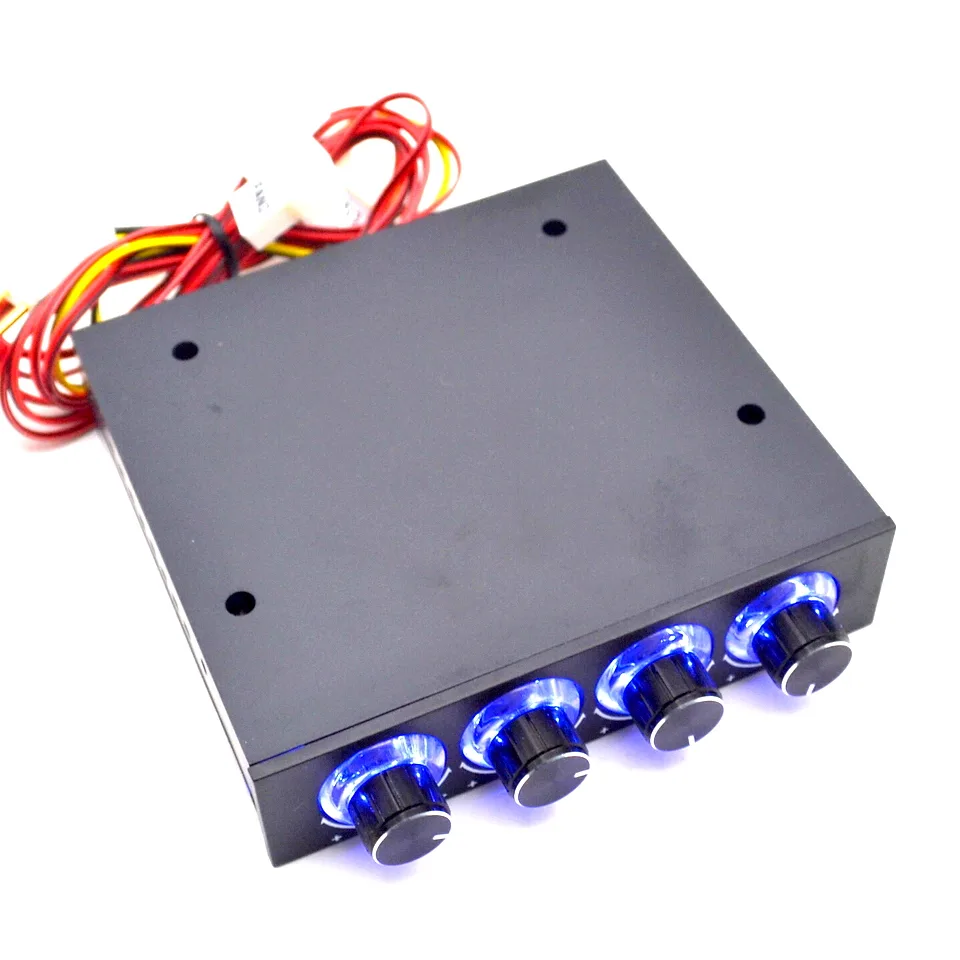 SXDOOL SXDOOL 3.5" 4-Channel Fan Controller Blue LED — product photo