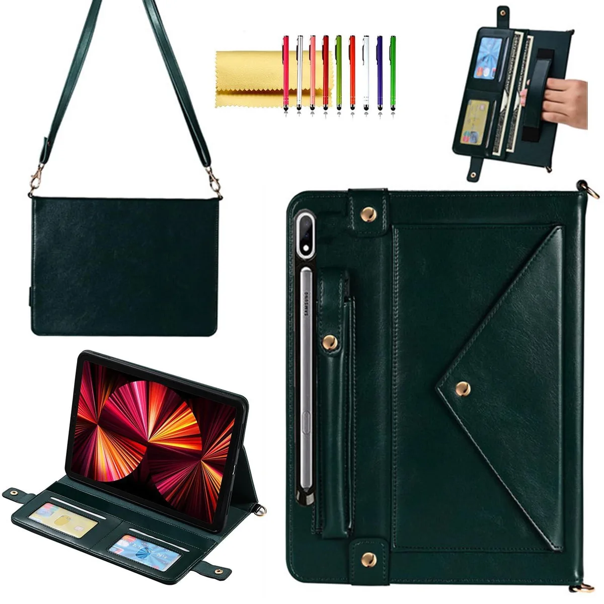 Avantalk Avantalk 2 in 1 Accessory for Samsung Galaxy Tab S10/S9/S8 Ultra 14.6" Midnight Green — product photo