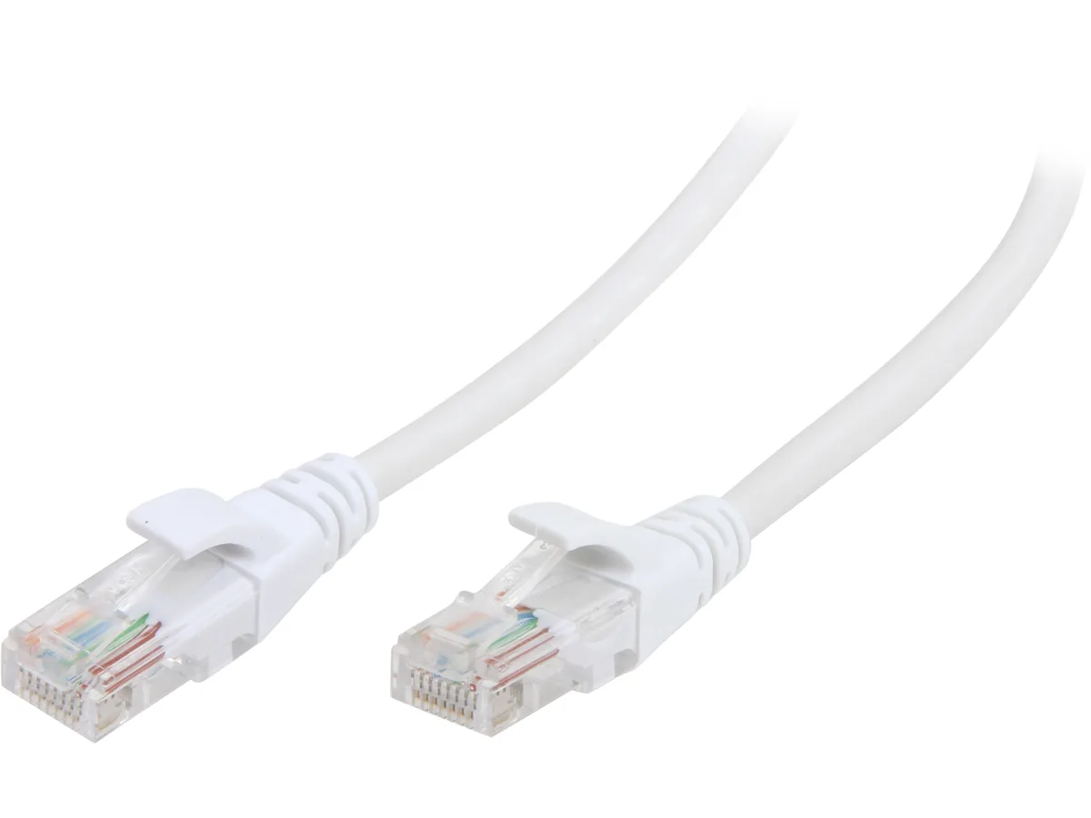 VCOM International Ltd VCOM International Ltd NP511-7-WHITE network ethernet cable Cat 5E 7.0 ft White — product photo