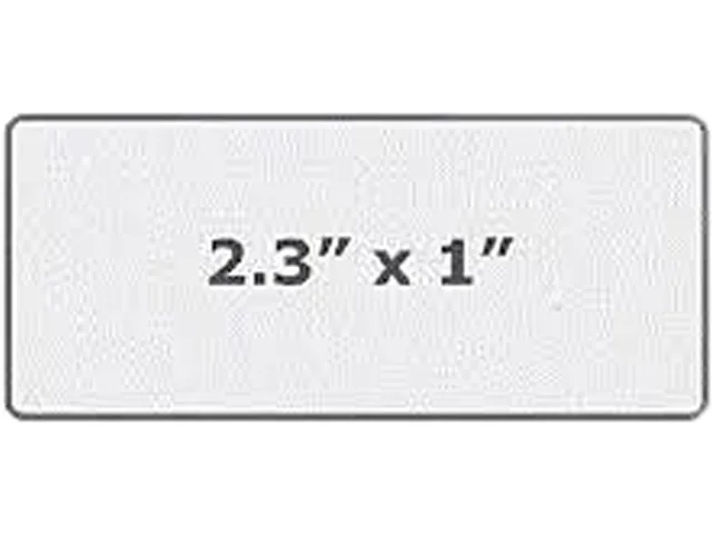 Cognitive TPG Cognitive TPG 03-02-1656 Thermal Transfer Labels 2.3" x 1" 1685/Roll pos accessory — product photo