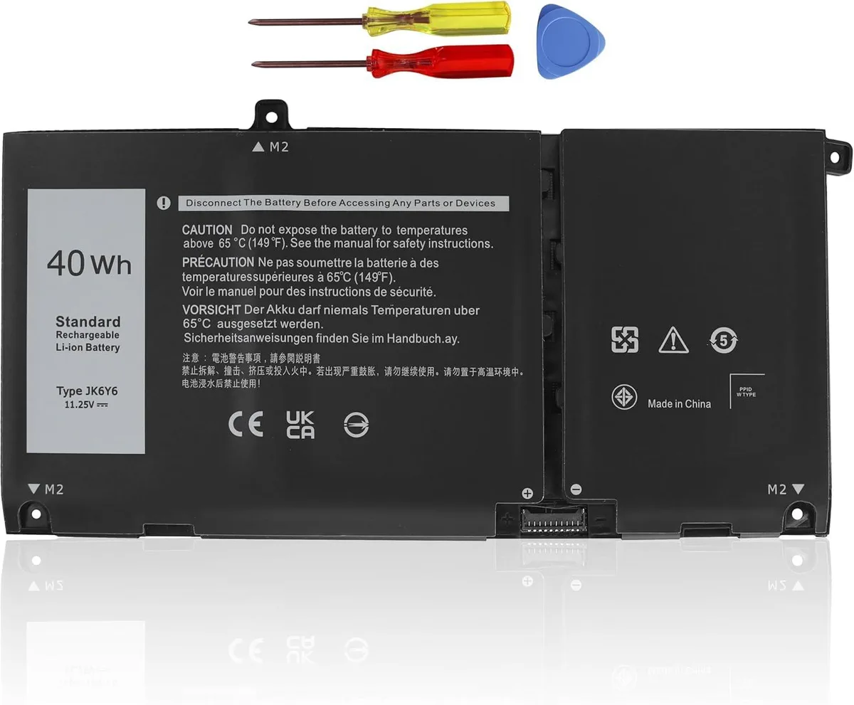  Dell XCMRD 40Wh JK6Y6 laptop battery Black — product photo