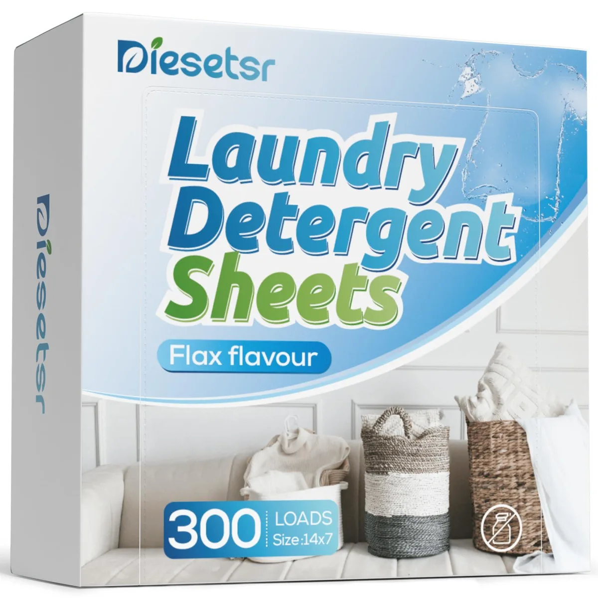  Diesetsr LDS-1 Laundry Detergent Sheets 150 Counts 300 Loads — product photo