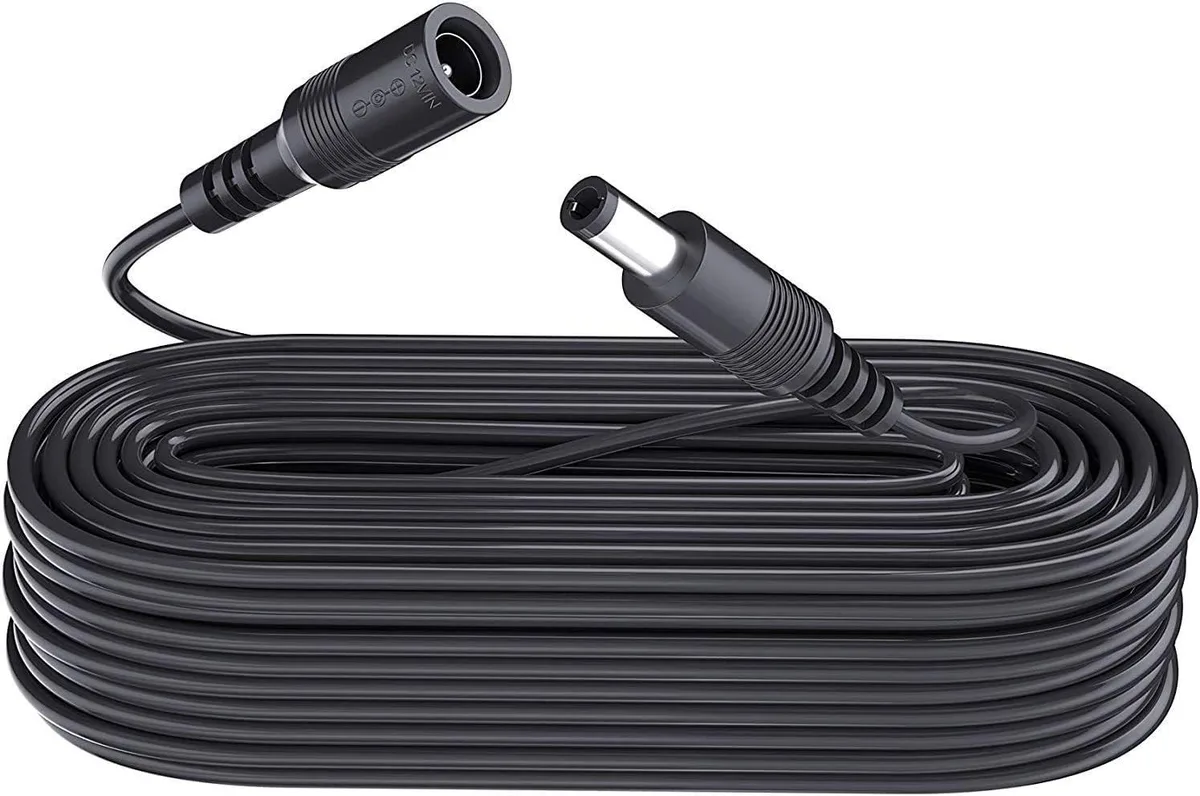 BFKK BFKK 33ft 10M 2.1mm x 5.5mm DC Power Extension Cable security — product photo