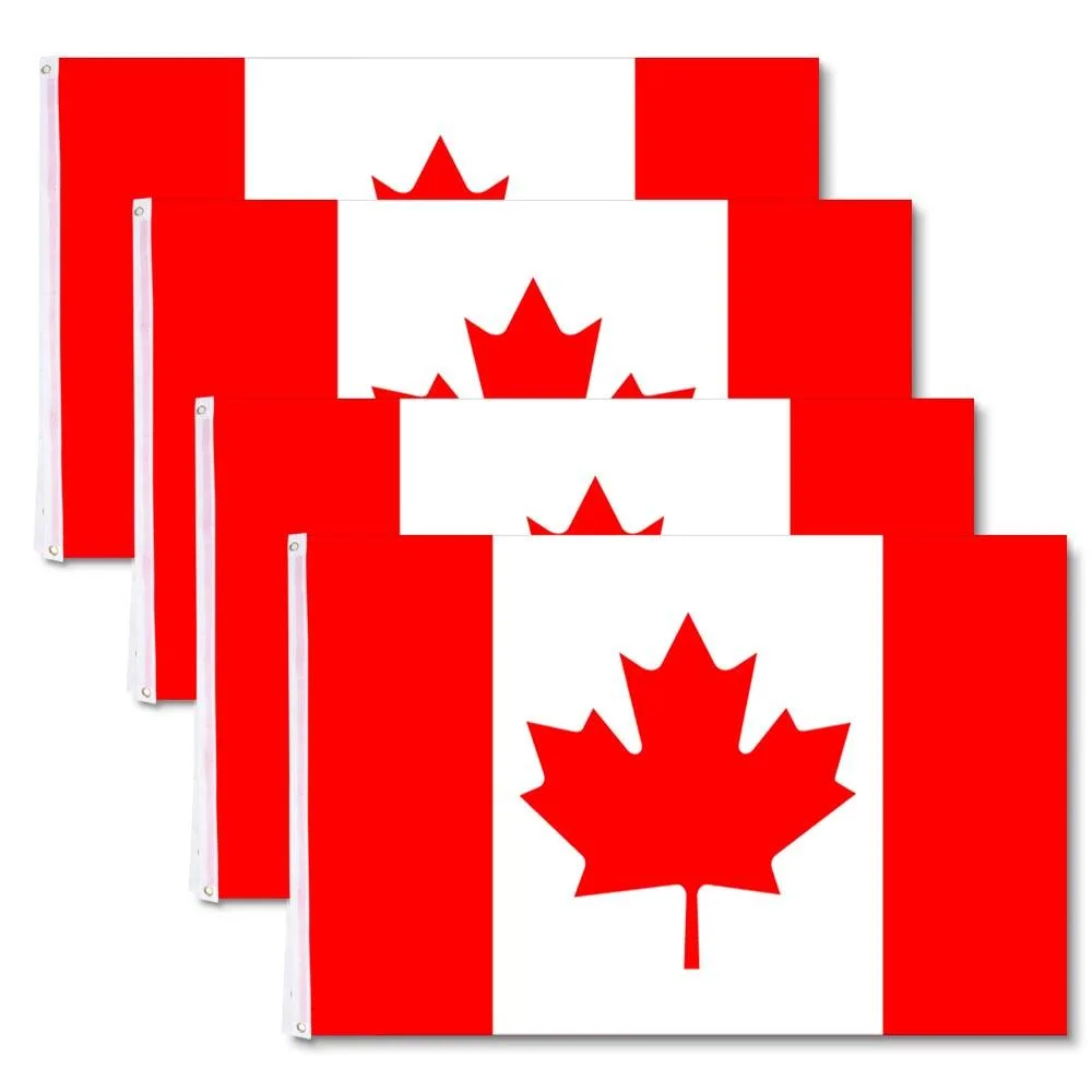 Yescom USA, Inc. Yescom USA, Inc. 4pcs 3x5 Ft Canada Flag Polyester 22FLA002-CA-35ORx4 — product photo