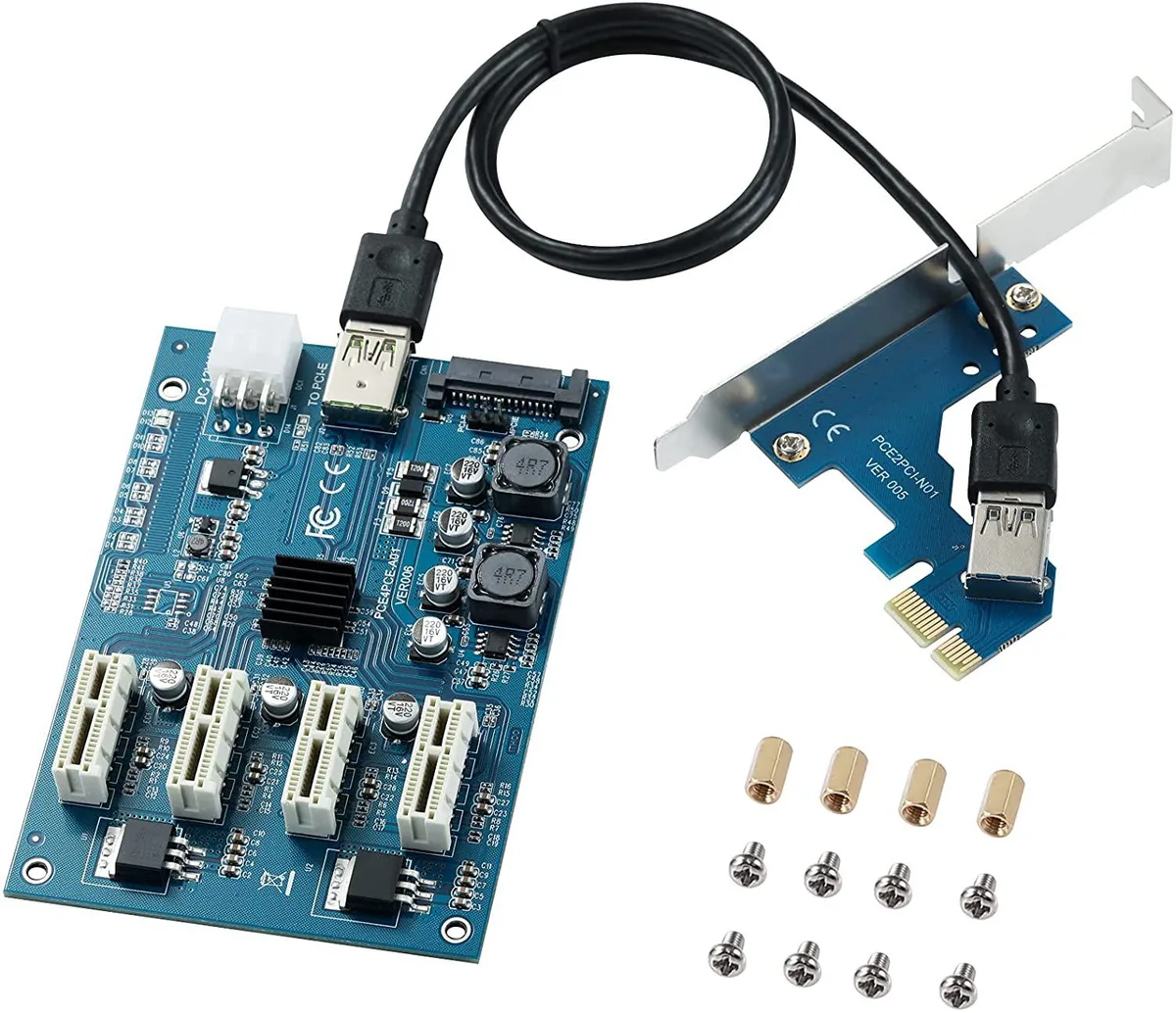 myVolts myVolts PCIe 1x to 4x Riser Card Kit — product photo