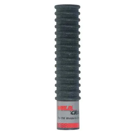 Ribbed TIG torch handle in black finish