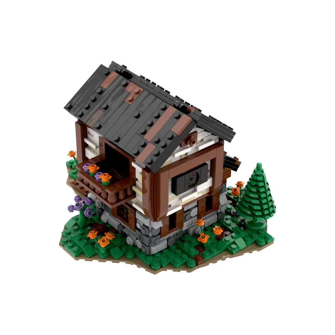 ZITIANYOUBUILD ZITIANYOUBUILD MOC-57549 Medieval Bungalow 943PCS Building Set — product photo