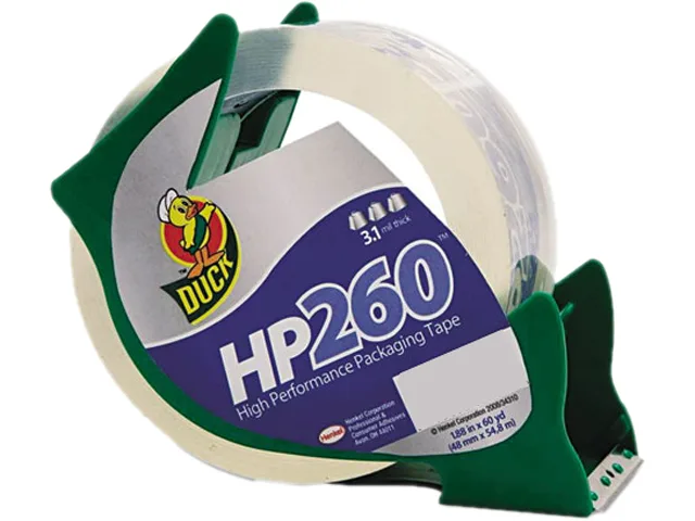 Duck Duck 07364 Packaging Tape with Reusable Dispenser, 1.88" x 60 yards, 3" Core, Clear — φωτογραφία προϊόντος