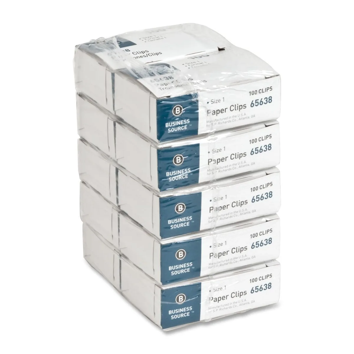 Business Source Business Source 65638 Paper Clips No. 1 1.3 mil 1000 — product photo