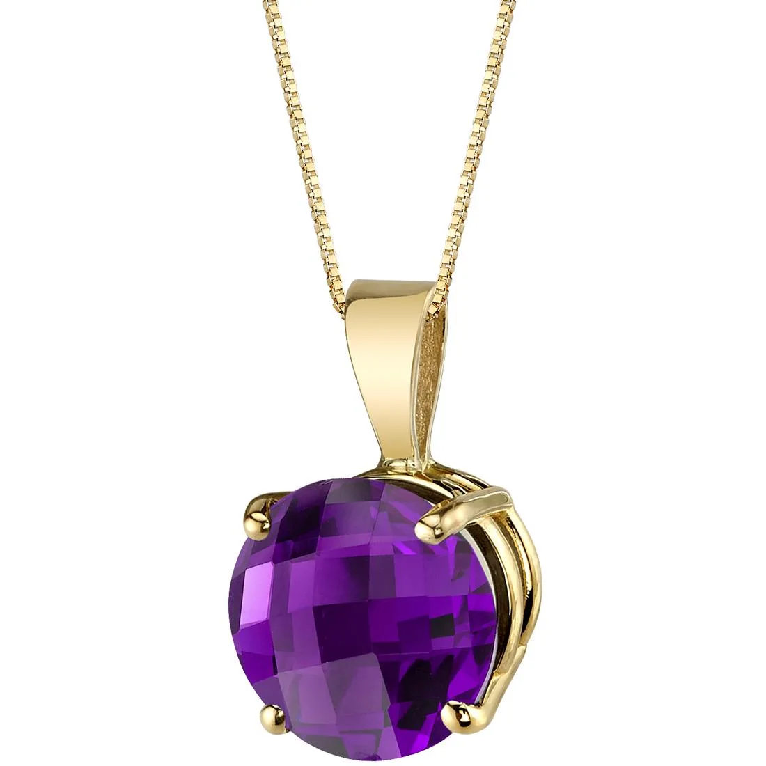 Oravo Oravo 14k Yellow Gold 1.75 Carats Amethyst Pendant — product photo