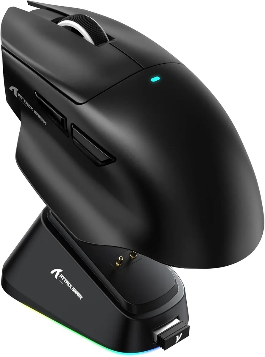 IHDAPP IHDAPP V6 65g Gaming Mouse PAW3311 25000 DPI Tri-Mode Magnetic Dock — product photo