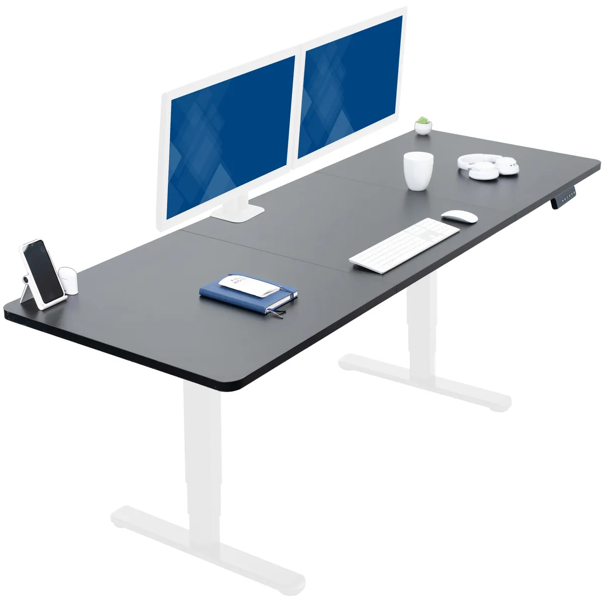 VIVO VIVO Electric Standing Desk 83 x 30 Black/White — product photo