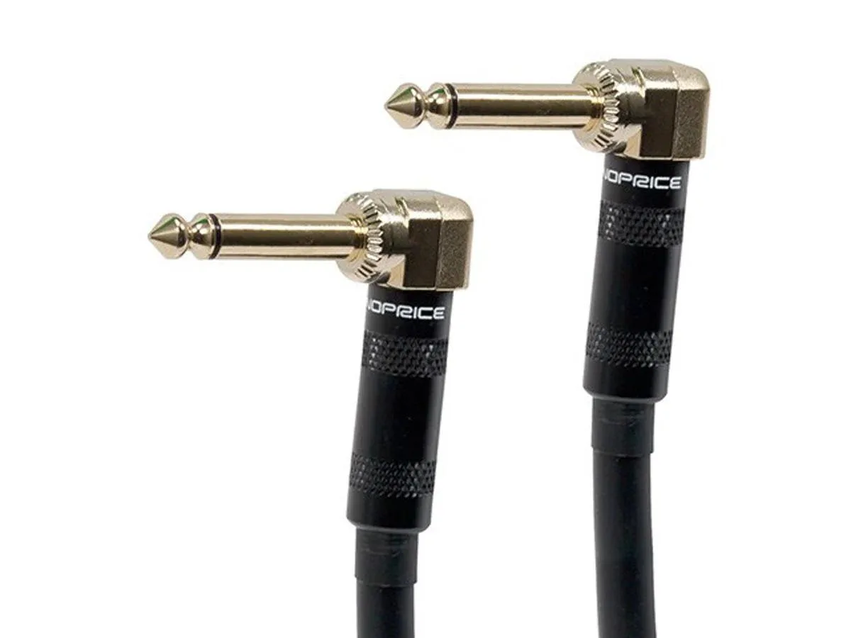 Monoprice Inc. Monoprice 109448 1/4" TS Right Angle Instrument Cable 6.00 ft 16 AWG — product photo
