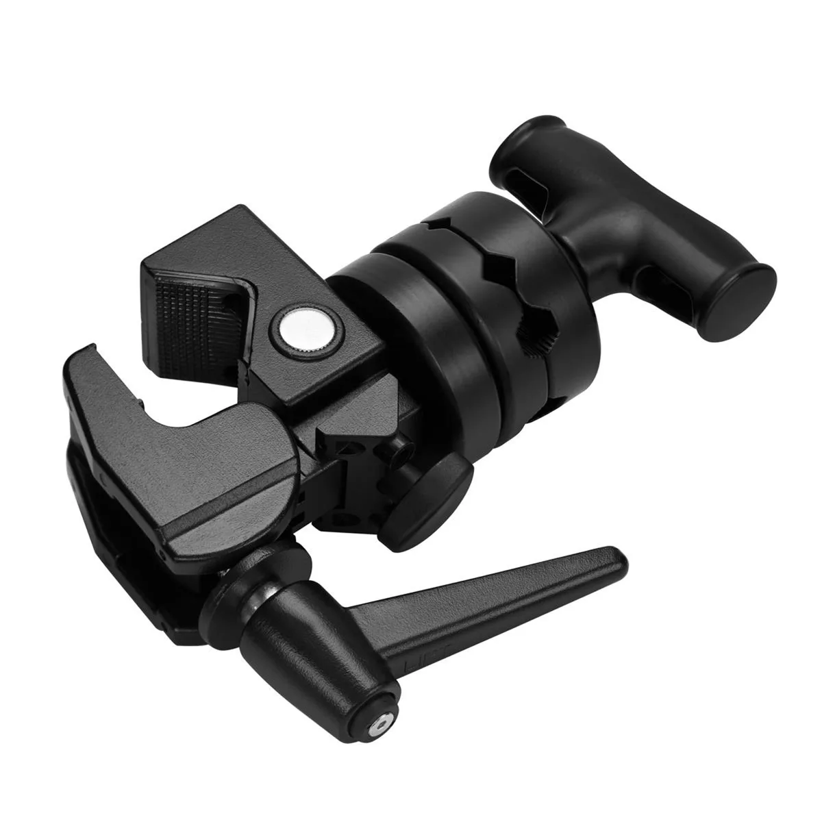 Flashpoint Brand Flashpoint Brand 2.5" Pro Grip Head with Super Clamp and Ratchet Handle, Black — product photo