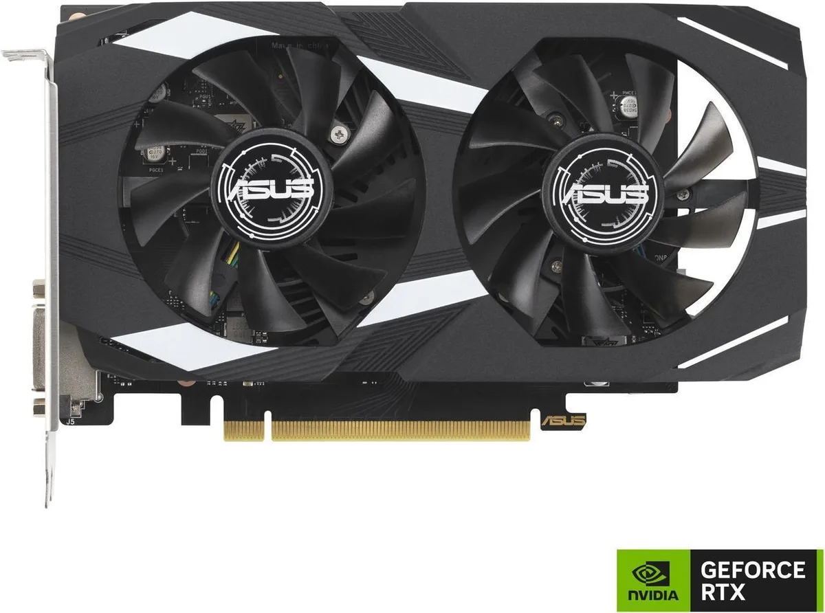 ASUS ASUS Dual GeForce RTX 3050 6GB OC graphics card — product photo
