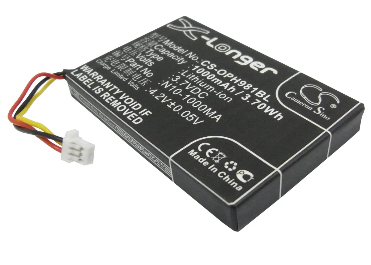 Centenex Electronics Centenex Electronics DS-CS-OPH981BL barcode scanner battery 3.7V 1000mAh Li-ion black — product photo