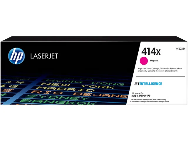 HP HP W2023X 414X High Yield Magenta Toner Cartridge 6000 Pages — product photo