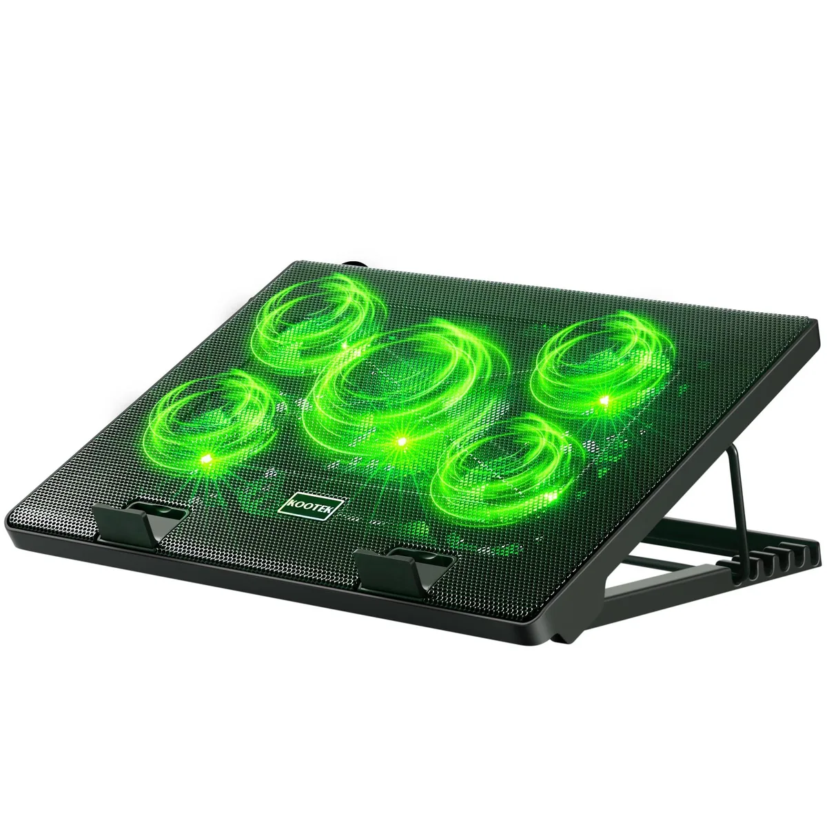  ENHANCE LCP07A Laptop Cooling Pad 5 Fans Green — product photo